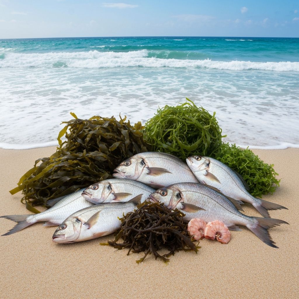 Marine diet and chondroitin sources