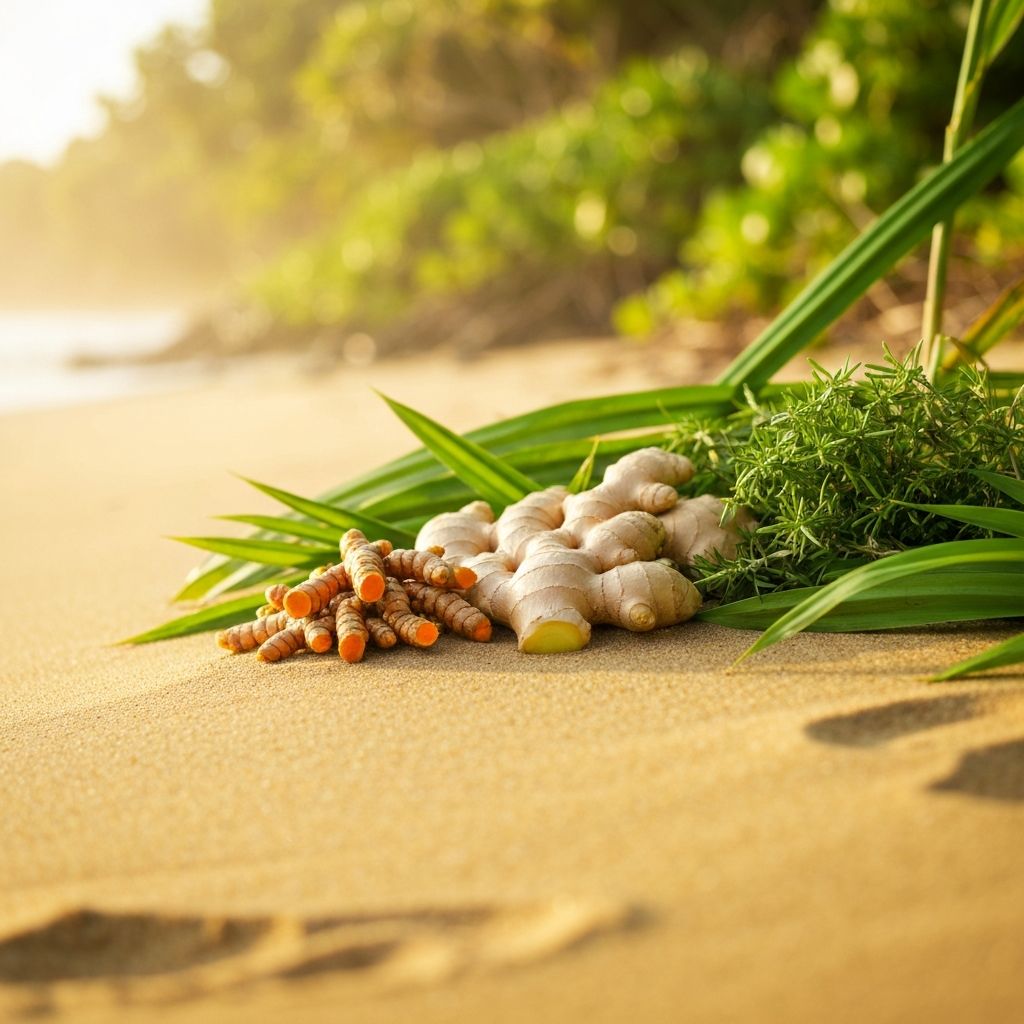 Coastal herbs from Pacific region