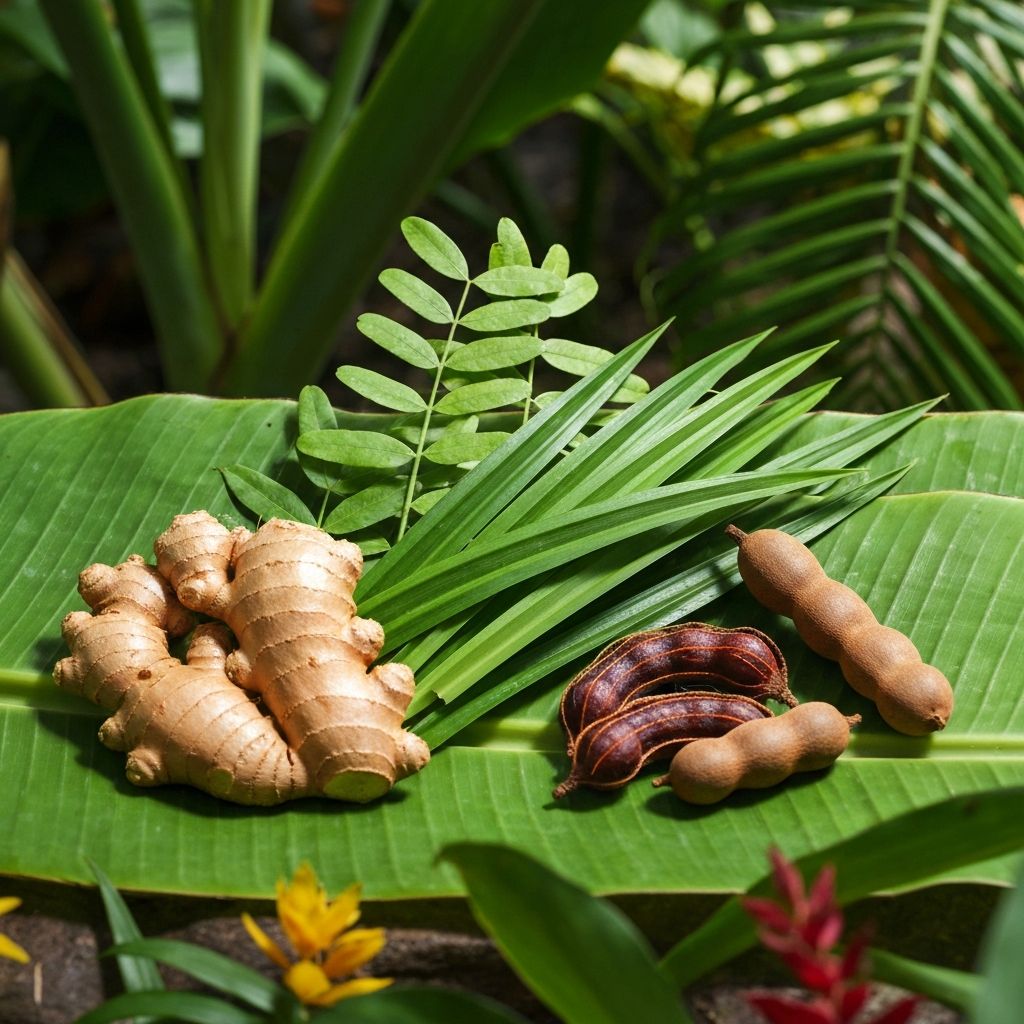 Ginger, boswellia, tamarind and other herbs